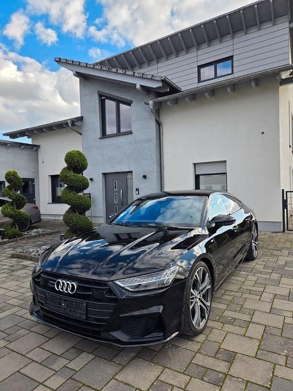 Schwarz Gebraucht 2018 Audi A7 S-Line Kleinwagen | 40.250 € (Guter Preis) - Bild 1/4
