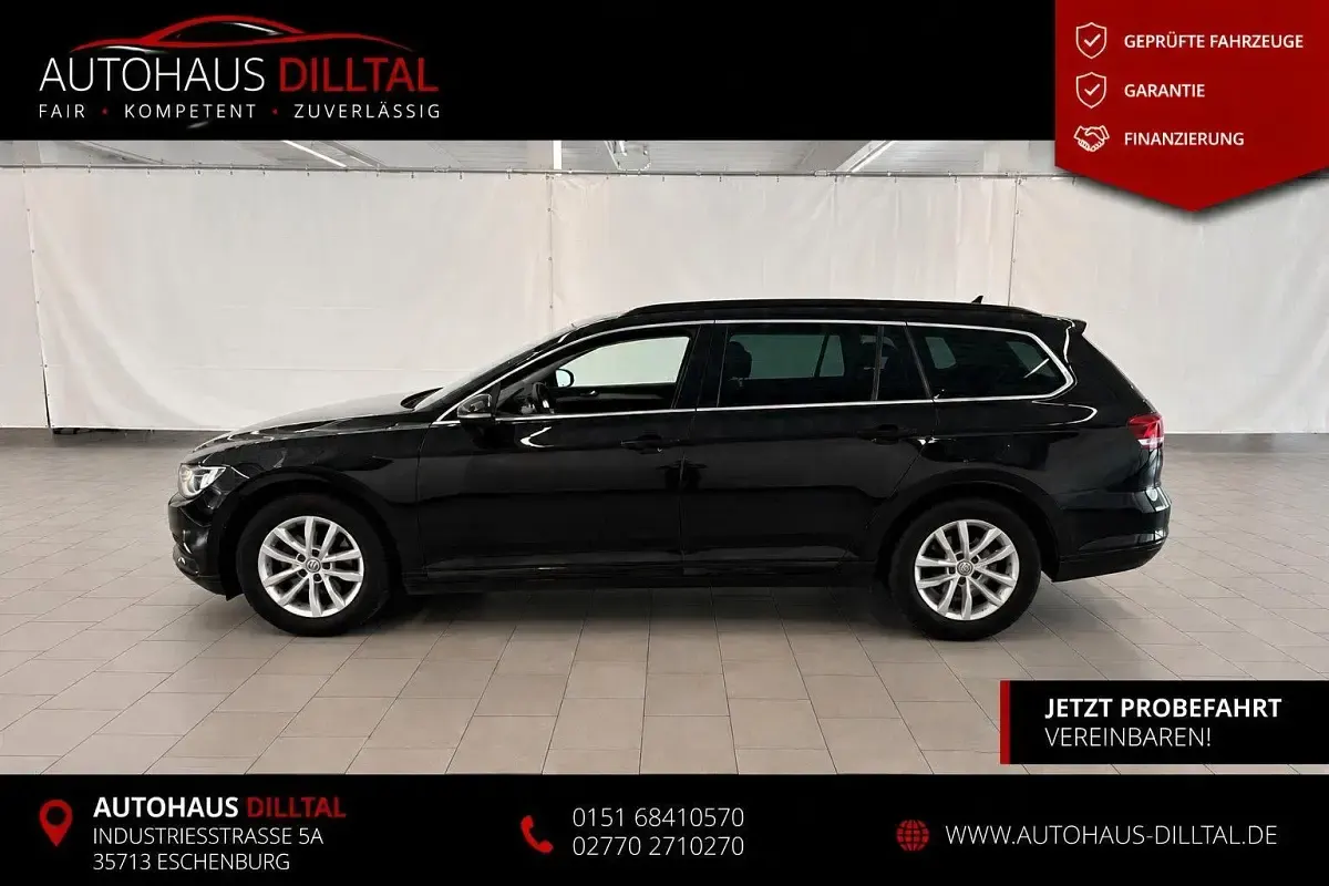 Gebraucht VW Passat Comfortline 150 PS (110 kW) 2018 Schwarz Kombi