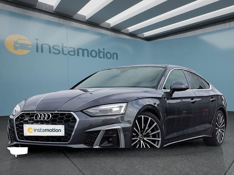 Grau Gebraucht 2022 Audi A5 Sportback S-Line Kleinwagen | 37.699 € (Fairer Preis) - Bild 1/4