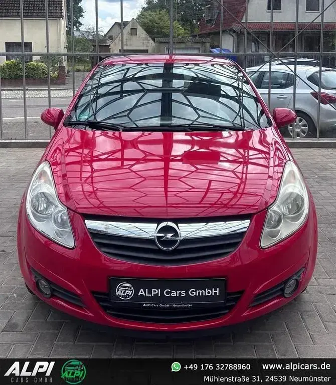 Gebraucht Opel Corsa Selection 60 PS (44 kW) 2009 Rot Kleinwagen