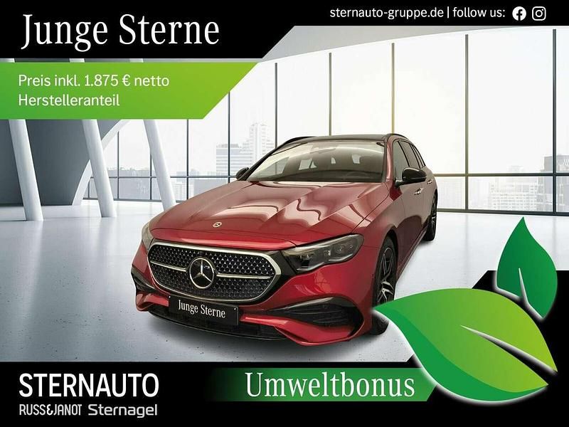 Manufaktur lack manufaktur hyazinthrot metallic Gebraucht 2024 Mercedes E300 Advanced Plus Kombi | 53.907 € (Fairer Preis) - Bild 1/4