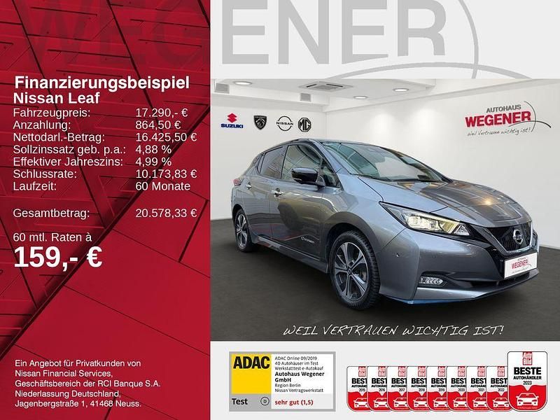 Gebraucht Nissan Leaf Tekna 160 kW (218 PS) 2020 Dark grey m/black m Kleinwagen