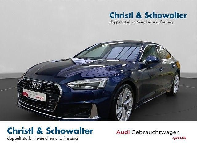 Navarrablau metallic Gebraucht 2024 Audi A5 Sportback Business Limousine | 40.909 € (Guter Preis) - Bild 1/4