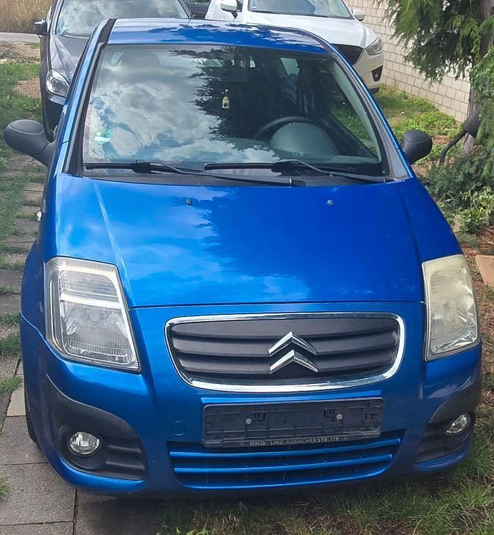 Blau Gebraucht 2008 Citroën C2 Style Kleinwagen | 1.200 € - Bild 1/4
