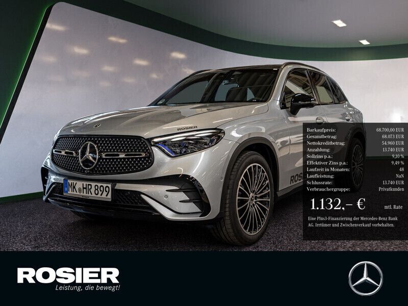 Silber / hightechsilber Gebraucht 2025 Mercedes GLC300 AMG line Coupé | 68.700 € (Superpreis) - Bild 1/4
