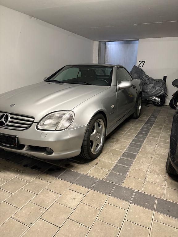 Gebraucht Mercedes SLK230 AMG 193 PS (141 kW) 1997 Silber Cabrio
