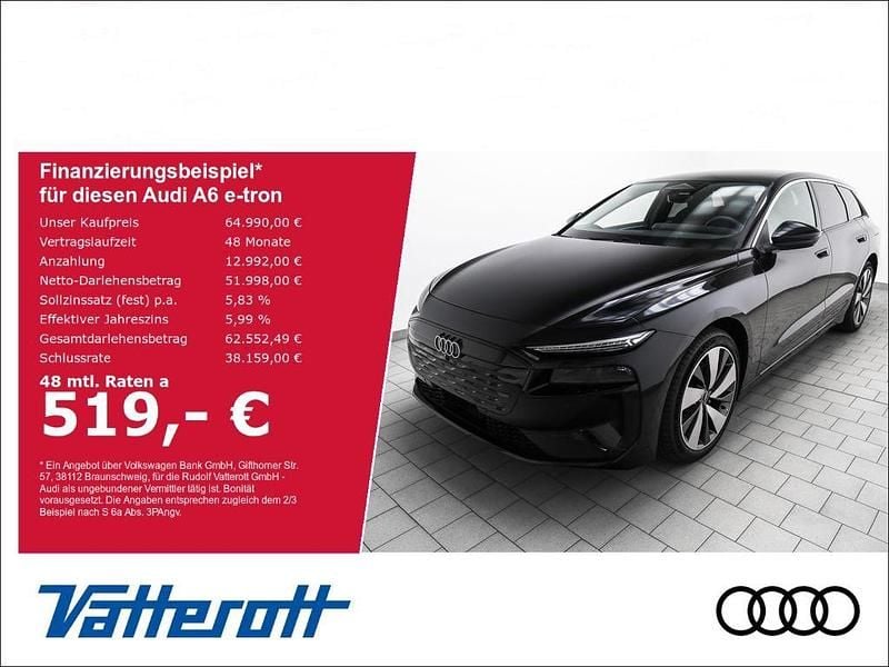 Mythosschwarz Gebraucht 2025 Audi A6 e-tron Sport Kombi | 64.990 € (Guter Preis) - Bild 1/4