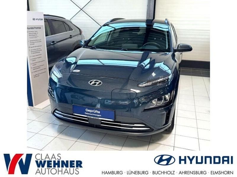 Blau Gebraucht 2022 Hyundai Kona Trend SUV | 20.990 € (Fairer Preis) - Bild 1/4