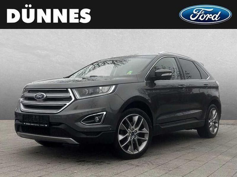 Schwarz Gebraucht 2017 Ford Edge Titanium SUV | 16.990 € (Fairer Preis) - Bild 1/4