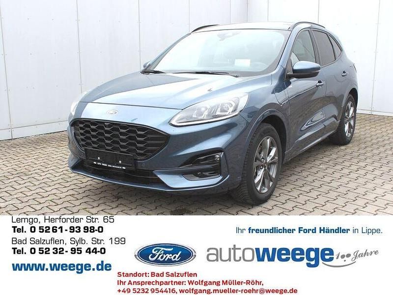 Blau Gebraucht 2021 Ford Kuga ST-Line X SUV | 23.590 € (Fairer Preis) - Bild 1/4