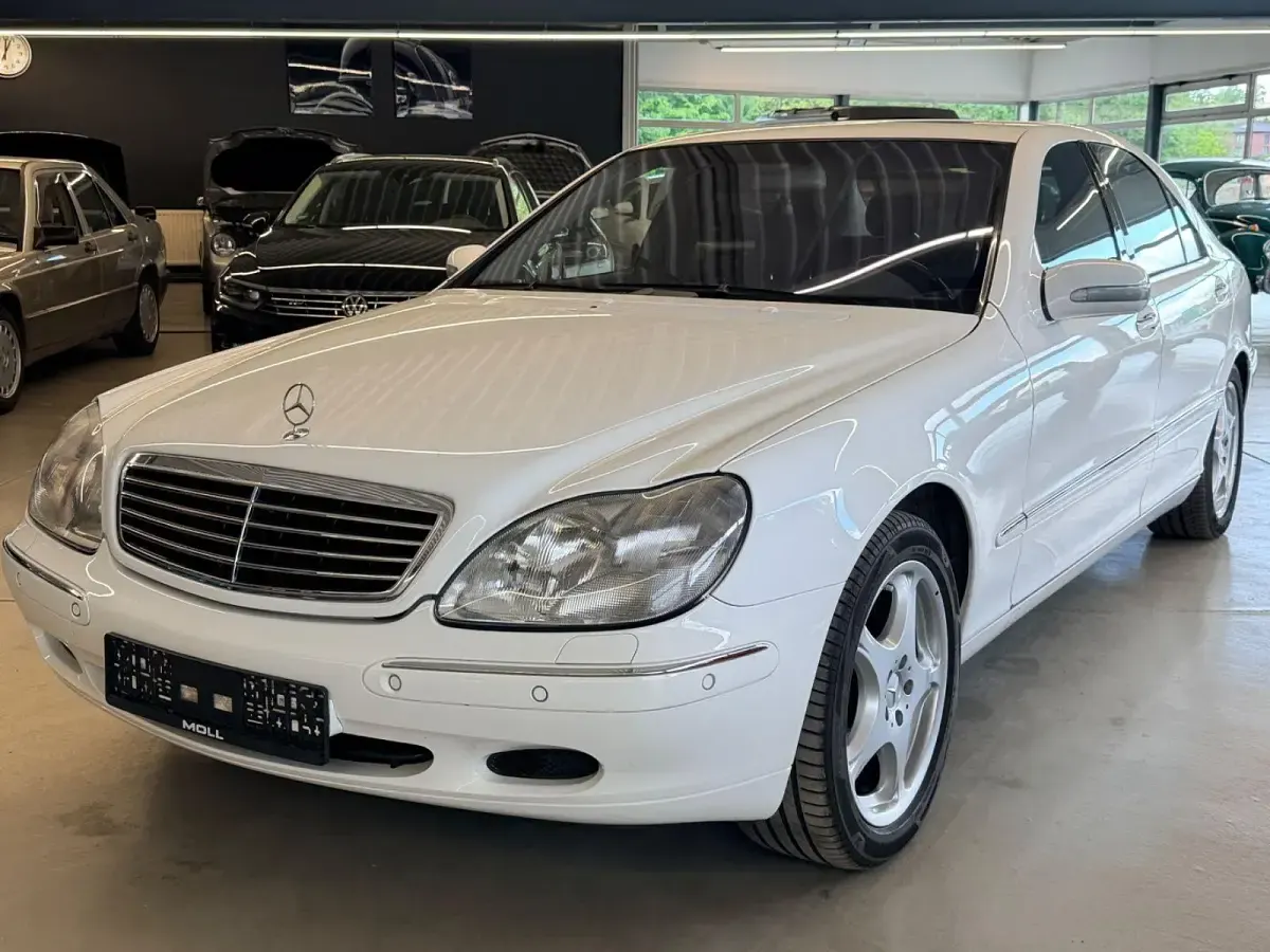 Gebraucht Mercedes S500L 306 PS (225 kW) 2002 Weiß Limousine