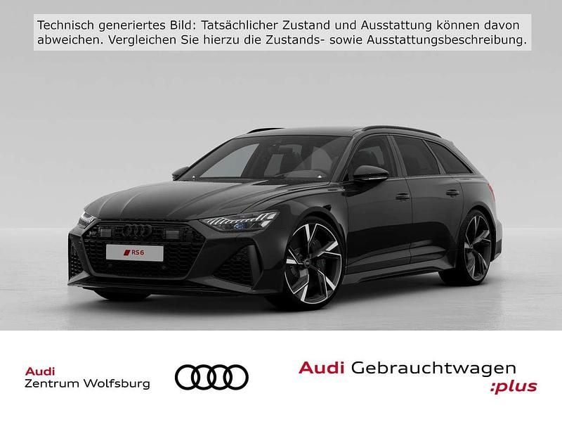 Mythosschwarz metallic Gebraucht 2024 Audi RS6 Sport Kombi | 129.690 € (Teuer) - Bild 1/3