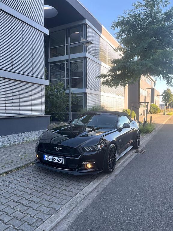 Schwarz Gebraucht 2016 Ford Mustang GT Cabrio | 29.900 € (Superpreis) - Bild 1/4