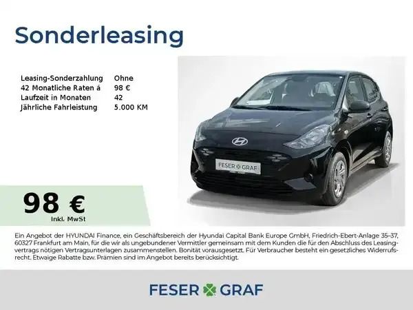 Phantom black Neu 2025 Hyundai i10 Kleinwagen | 15.380 € (Guter Preis) - Bild 1/4