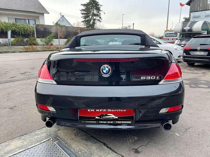 Gebraucht BMW 630 Cabriolet 258 PS (189 kW) 2008 Black sapphire metallic Cabrio