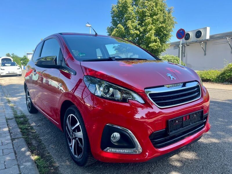 Rot Gebraucht 2014 Peugeot 108 Allure Kleinwagen | 5.499 € (Fairer Preis) - Bild 1/4