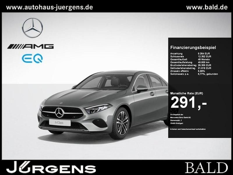 Metalliclack mountaingrau Gebraucht 2024 Mercedes A180 Progressive Limousine | 30.840 € (Fairer Preis) - Bild 1/4