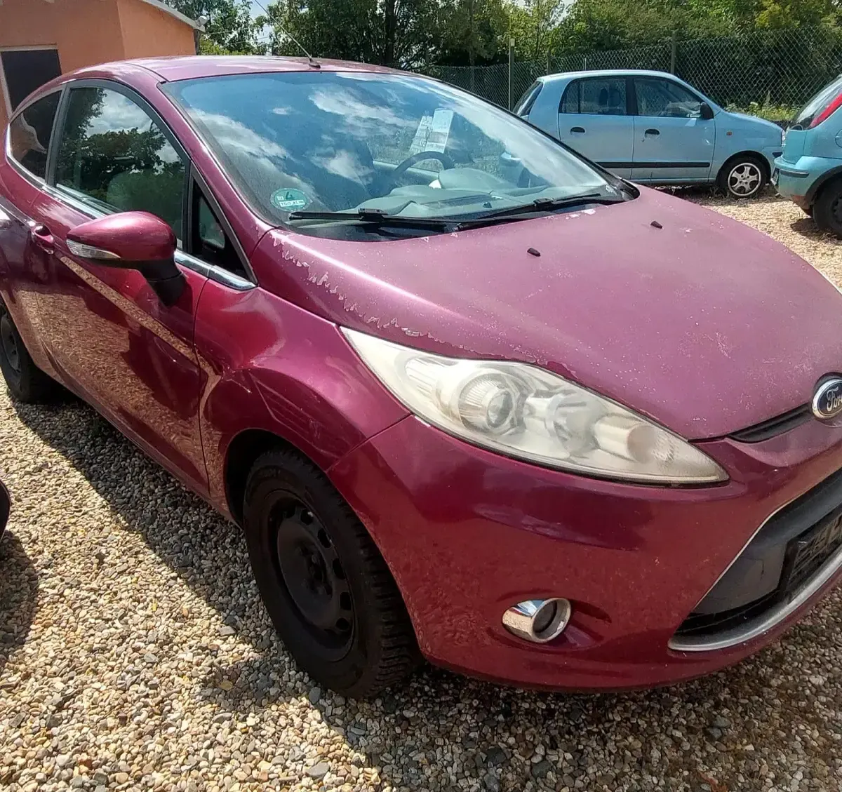 Gebraucht Ford Fiesta Titanium 82 PS (60 kW) 2009 Rot Limousine