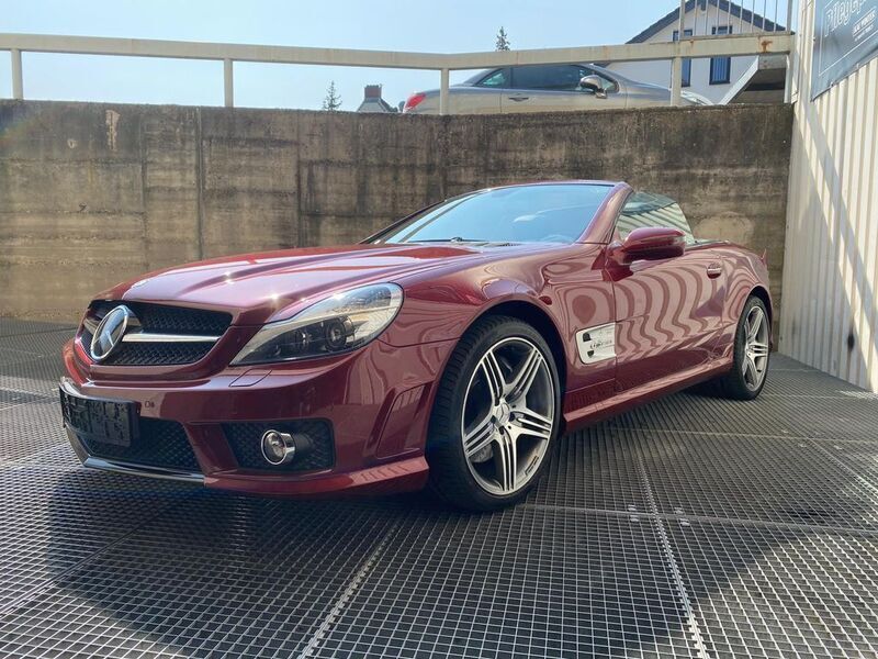 Rot Gebraucht 2011 Mercedes SL63 AMG AMG Cabrio | 69.800 € (Superpreis) - Bild 1/4