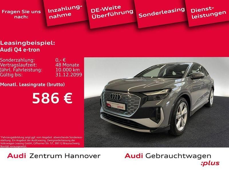 Kieselgrau Gebraucht 2022 Audi Q4 Sportback e-tron Ambiente SUV | 34.950 € (Guter Preis) - Bild 1/4