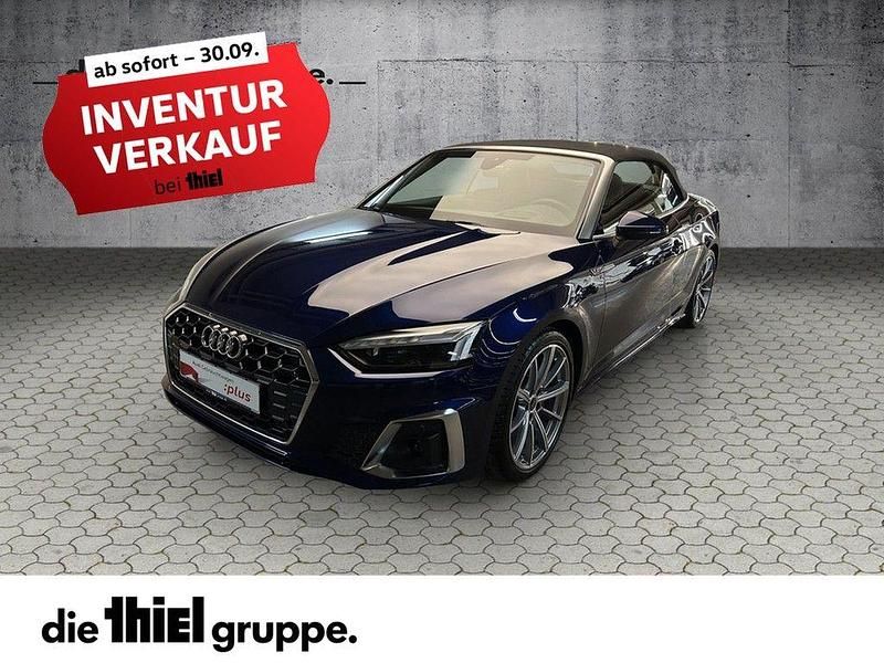 Blau Gebraucht 2024 Audi A5 Cabriolet S-Line Cabrio | 49.950 € (Fairer Preis) - Bild 1/4