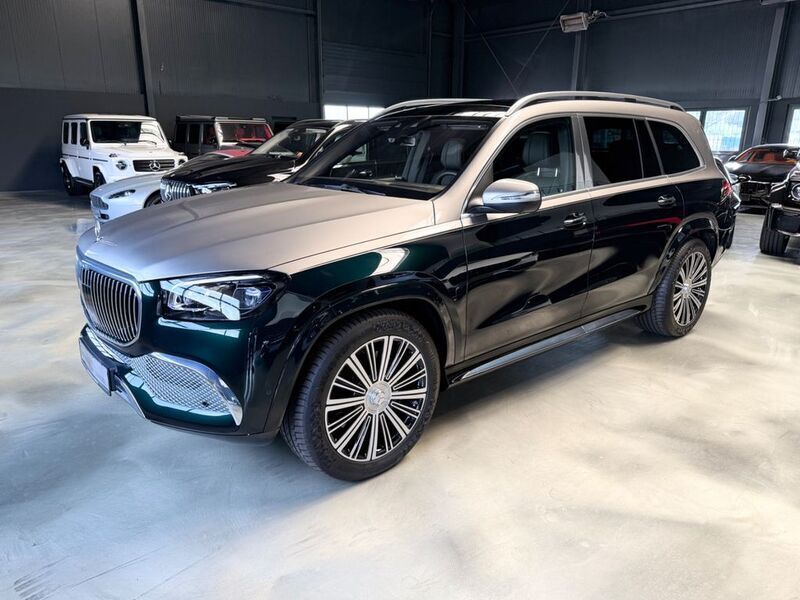Smaragdgruen/mojavesilber Gebraucht 2023 Mercedes GLS600 Maybach SUV | 194.900 € (Teuer) - Bild 1/4