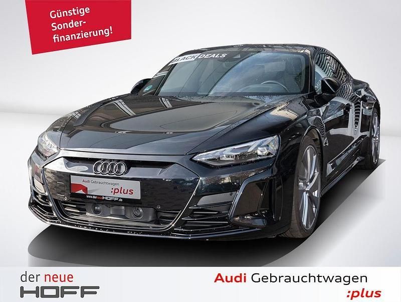 Mythosschwarz metallic Gebraucht 2022 Audi e-tron GT quattro Comfort Limousine | 48.975 € (Superpreis) - Bild 1/4