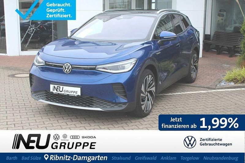 Blue dusk schwarz (metallic) Gebraucht 2023 VW ID.4 Pro Performance SUV | 34.379 € (Guter Preis) - Bild 1/4