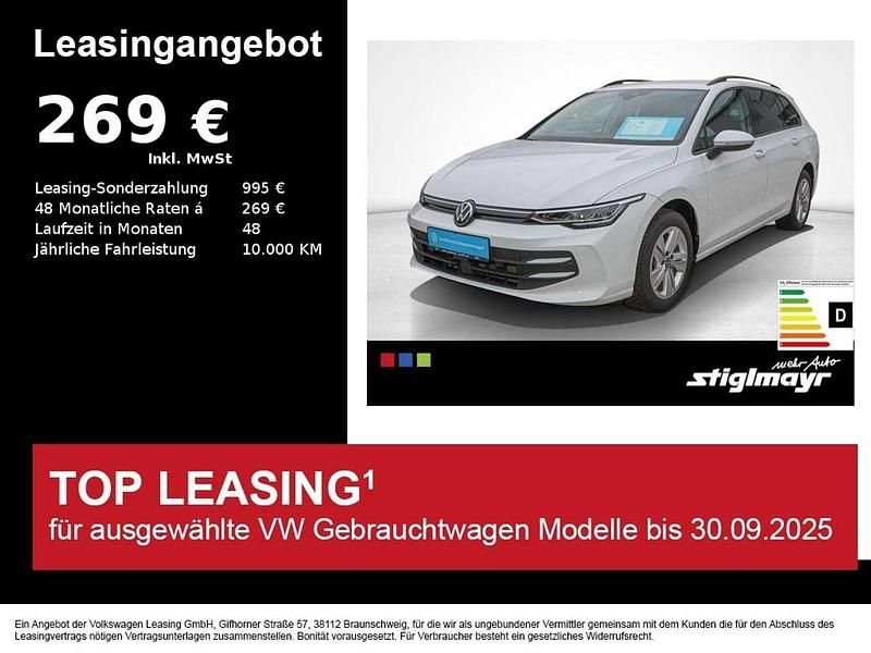 Weiß Gebraucht 2024 VW Golf VIII Life Kombi | 26.370 € (Fairer Preis) - Bild 1/1