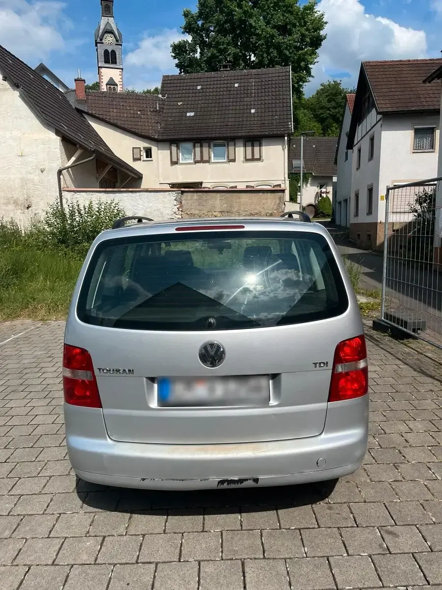 Gebraucht VW Touran 105 PS (77 kW) 2005 Silber Van / Kleinbus