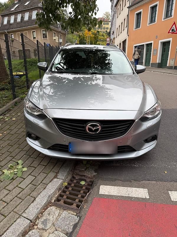 Silber Gebraucht 2014 Mazda 6 Kombi | 5.500 € (Superpreis) - Bild 1/4