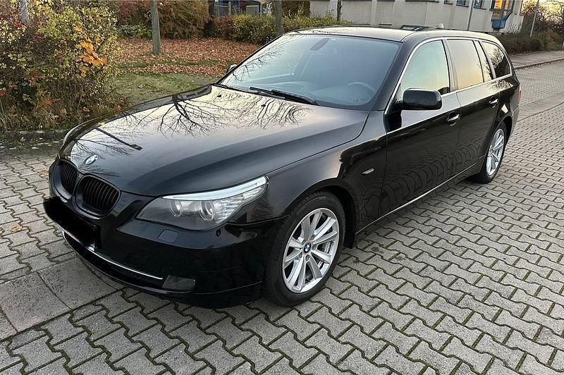 Brugt BMW 523 218 HK (160 kW) 2007 Sort Stationcar