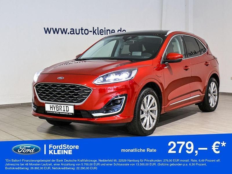 Rot Gebraucht 2021 Ford Kuga Vignale SUV | 27.990 € (Teuer) - Bild 1/4