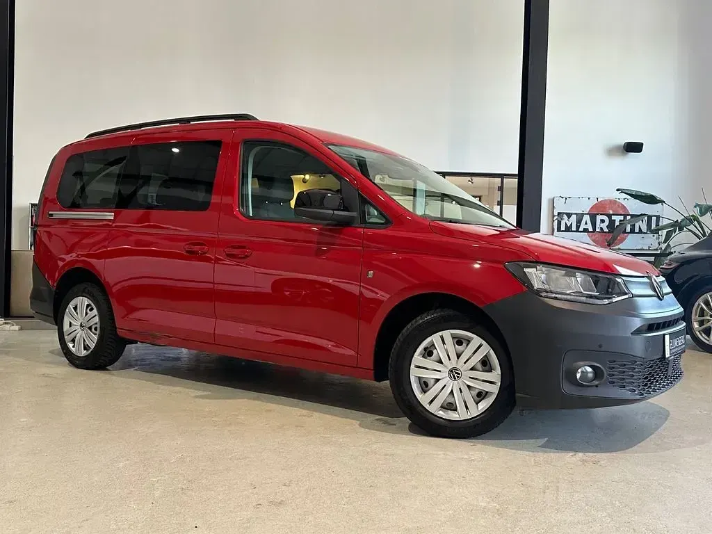 Gebraucht VW Caddy 114 PS (83 kW) 2022 Rot Van / Kleinbus