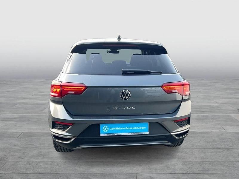 Gebraucht VW T-Roc Style 150 PS (110 kW) 2021 Indiumgrau metallic schwarz SUV