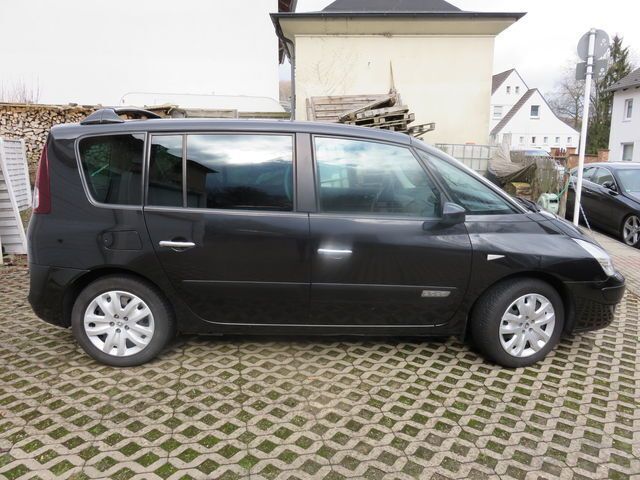 Gebraucht Renault Espace 173 PS (127 kW) 2008 Schwarz metallic Van / Kleinbus