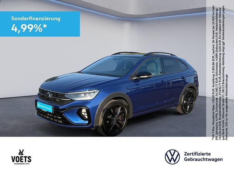 Reef blue metallic schwarz Gebraucht 2025 VW Taigo R-line SUV | 28.640 € (Teuer) - Bild 1/4