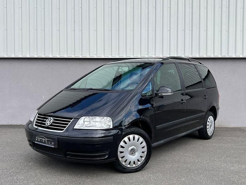 Gebraucht VW Sharan Trendline 116 PS (85 kW) 2008 Schwarz Van / Kleinbus