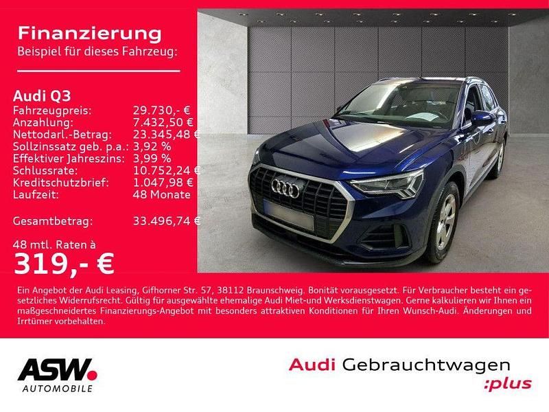 Navarrablau metallic Gebraucht 2022 Audi Q3 S-Line SUV | 29.730 € (Guter Preis) - Bild 1/3