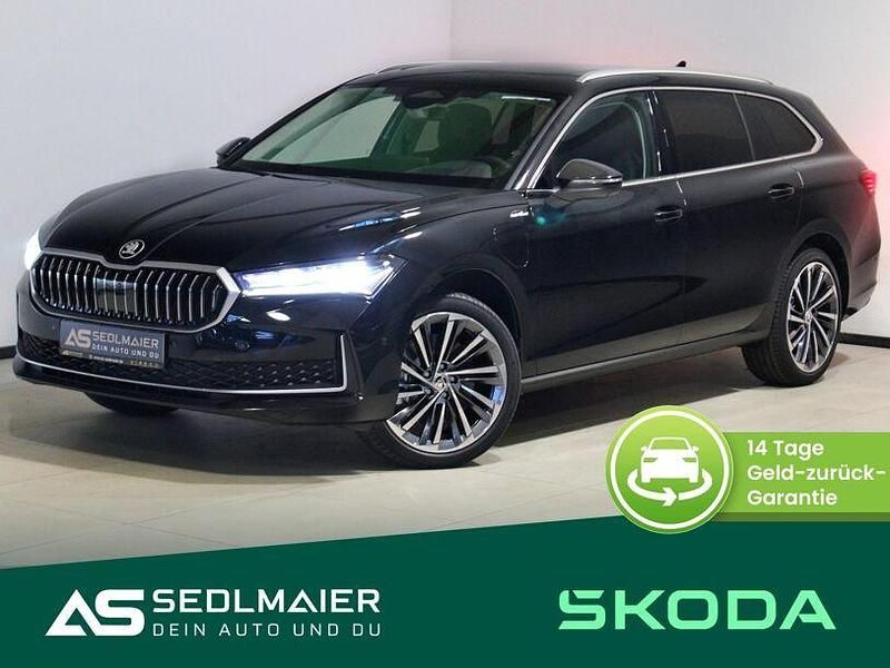 Ebony schwarz Gebraucht 2025 Skoda Superb LAURIN & KLEMENT Kombi | 47.900 € - Bild 1/4