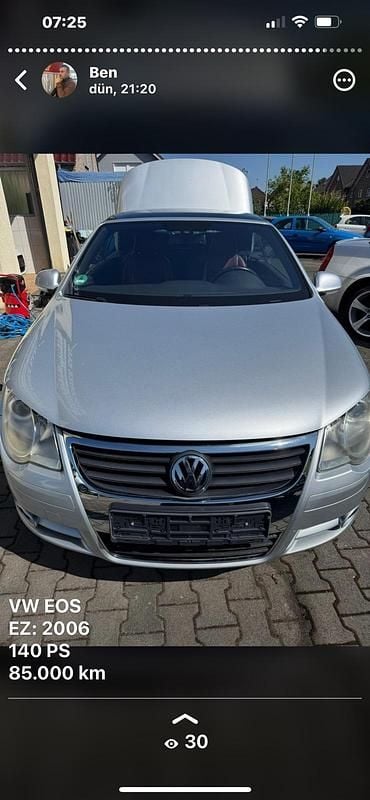 Silber Gebraucht 2006 VW Eos Cabrio | 3.999 € (Superpreis) - Bild 1/4