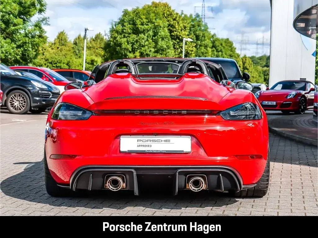 Neu Porsche 718 Spyder 500 PS (367 kW) 2025 Rot Cabrio