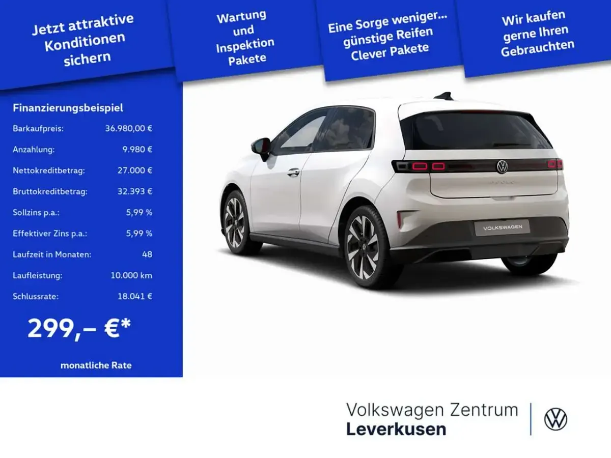 Neu VW ID. Polo Edition 155 kW (211 PS) 2026 Candy weiss Kleinwagen