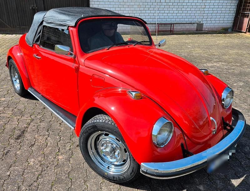 Brugt VW Käfer 34 HK (25 kW) 1974 Rød Cabriolet