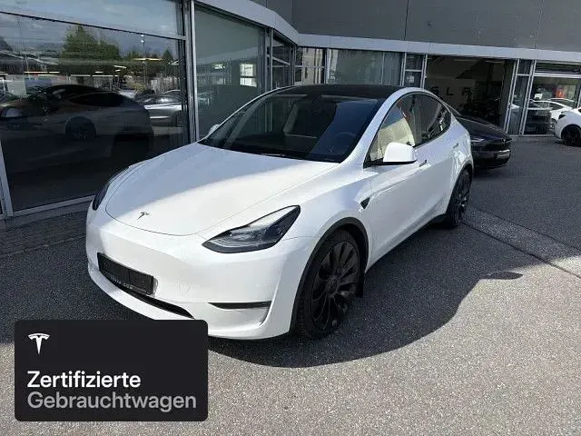 Gebraucht Tesla Model Y Performance 392 kW (533 PS) 2022 Weiß SUV
