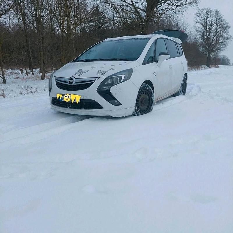 Gebraucht Opel Zafira Tourer OPC 131 PS (96 kW) 2013 Weiß Van / Kleinbus