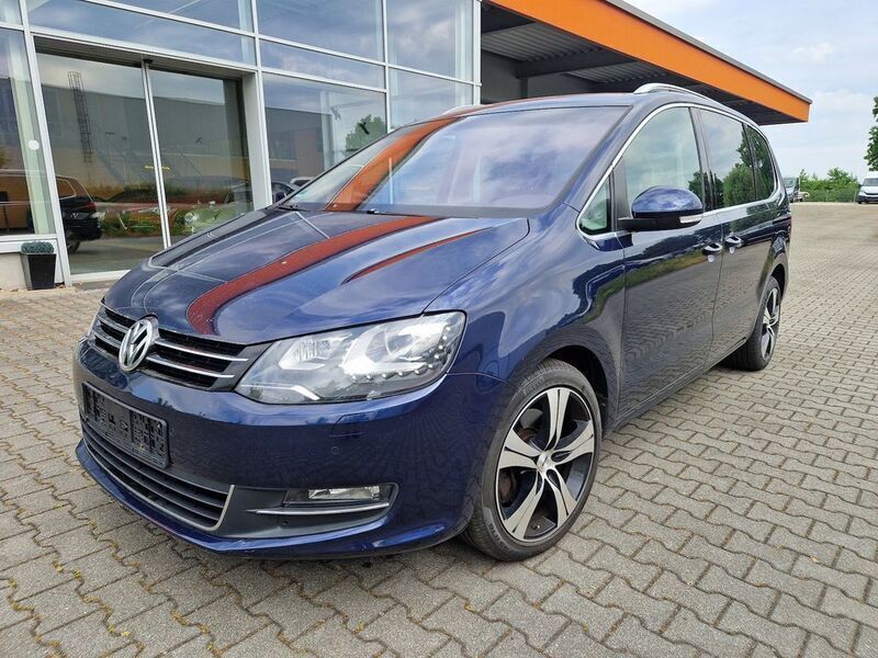 Blau Gebraucht 2011 VW Sharan Highline Van / Kleinbus | 7.900 € (Superpreis) - Bild 1/4