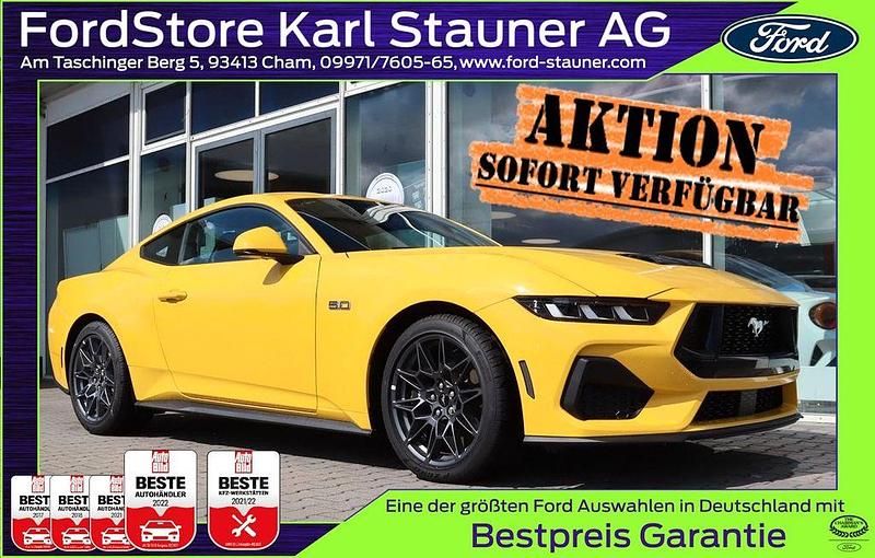 Gelb Neu 2025 Ford Mustang Fastback Coupé | 51.480 € (Superpreis) - Bild 1/4
