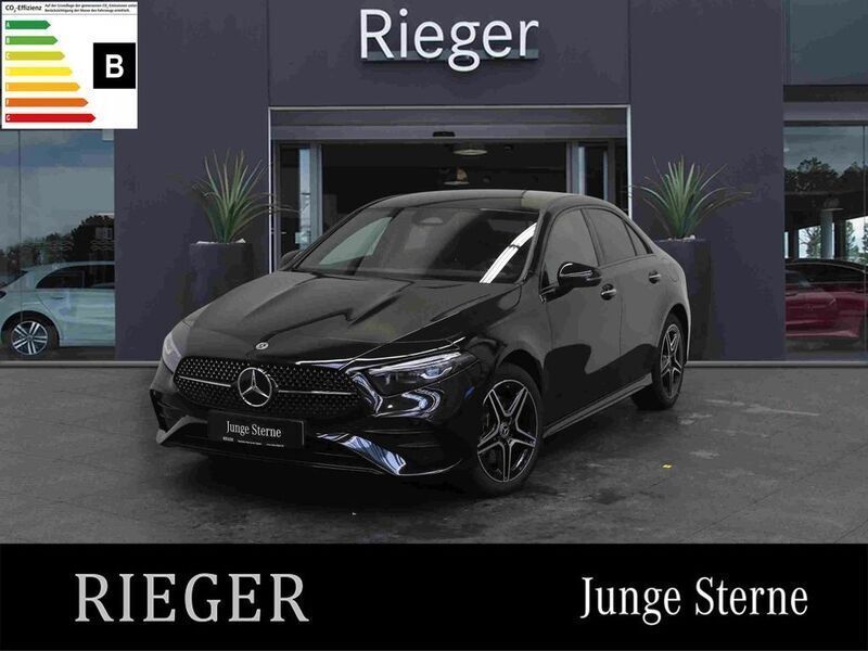 Schwarz Gebraucht 2023 Mercedes A250 AMG Limousine | 30.599 € (Guter Preis) - Bild 1/4