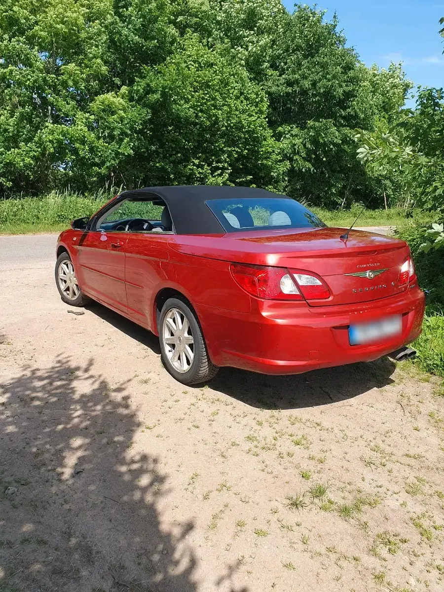 Gebraucht Chrysler Sebring Cabriolet Touring 140 PS (102 kW) 2008 Rot Cabrio